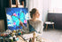 LVIITIS Acrylic Paint by Number Easy for Adults Kids Beginner, Drawing Paintwork with Paintbrushes,Arts Craft Home Wall Decor,Acrylic Pigment-Butt...