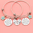 2Pcs Friendship Gifts Best Friends Forever Charm Bangle Bracelet, Birthday Anniversary Christmas Gifts for Bestie...