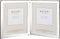 Maturi Silver Plated Double Photo Frame - Flat Edge Portrait, 4 x 6-inch (10 x 15cm)...