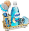 Consumest Sink Caddy, Kitchen Sponge Holder + Dish Brush Holder for Kitchen Sink, Sink Organizer with Drip Tray for Countertop, Stainless Steel Ru...