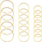 70pcs Earrings Beading Hoop for Jewelry Making, Earrings Findings Hoops Earring Circle Accessories Open Bezel Pendant Frame for DIY Craft,Earring ...