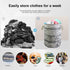 Mziart Unique Tree Stump Large Laundry Basket Bag with Rope Handles, Collapsible Wood Grain Waterproof Laundry Hamper Stylish Storage Basket Bin O...