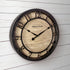 Presentime & Co 10" Farmhouse Series Wall Clock, Cottage Style, Vintage Design, Oil Rubbed Bronze...