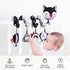 Koty Car Seat Toys, Infant Baby Spiral Plush Activity Hanging Toy for Stroller Bar Pram Crib with Music Box BB Squeaker & Rattles(Black Fox)...