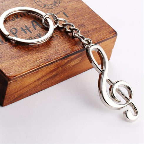 Musical Note Key Ring Keyfob Keyring Music Symbol Keychain...