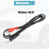 uxcell RCA to 3.5mm Cable 2RCA Male to Aux Car Audio Stereo RCA Cord Adapter for Smartphones MP3 Tablets Speakers...