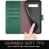 SUANPOT for Samsung Galaxy S10 6.1"(Non S10e,S10+) with RFID Blocking Leather Wallet case Credit Card Holder,Flip Folio Book Phone case Shockproof...
