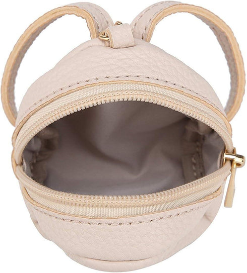 purifyou Premium Leather Pacifier and Nipple Shield Cases - Set of 2 Black & Beige | Case for Diaper Bag & Stroller | Pacifier Box for Travel | Ke...