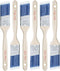 Bates- Paint Brushes, 1.5-Inch, 6 Pack, Treated Wood Handle, Paint Brushes for Walls, Stain Brush, Wall Paint Brushes, Furniture Paint Brush, Pain...