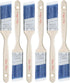 Bates- Paint Brushes, 1.5-Inch, 6 Pack, Treated Wood Handle, Paint Brushes for Walls, Stain Brush, Wall Paint Brushes, Furniture Paint Brush, Pain...