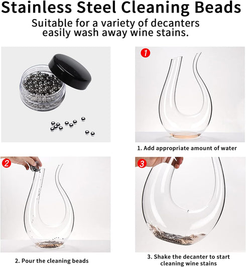 Wine Decanter Drying Stand with Rubber Coated Top to Prevent Scratches, Wine-Decanter Drying Rack for Standard Large Wine Decanters, Decanter Clea...