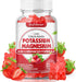 Potassium Gummies for Adults, High Absorption Magnesium Potassium Supplement with Vitamin B6 for Leg Cramps & Muscle Health Sugar-Free Vegan Straw...