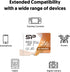 Silicon Power 256GB Micro SD Card U3 SDXC Up to 100MB/s High Speed Memory Card with Adapter for Nintendo-Switch, Cams and Drones...