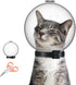 Cat Muzzle Combo - Adjustable Cat Hood, Breathable Anti-Bite Muzzles to Prevent Biting and Chewing, Safety Grooming Accessory for Small Pets.(M fo...