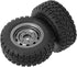 RC Off Road Tires, 2Pcs 82mm 1/16 RC Rubber Tires RC Car Spare Part for SCY 16103 1/16 RC Off Road Car...
