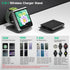 Wireless Charger for Samsung Galaxy Z Flip, 2 in 1 Foldable Travel Fast Wireless Charging Stand for Galaxy Z Flip 6/5/4/3, Galaxy S24 Ultra/S23/S2...