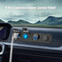 4 in 1-12V USB Outlet RV Accessories Marine Switch Panel Plug, PD3.0 and Dual QC3.0 Car USB Port Aluminum Charger, Lighted 150W Cigarette Lighter ...