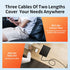 USB C Cable 3-Pack(3ft/6ft/6ft), USB A to USB C Fast Charger Cord Nylon Braided Compatible with 15/Plus/Pro/Pro Max?Galaxy S22 S21 A51 S10 S9, and...