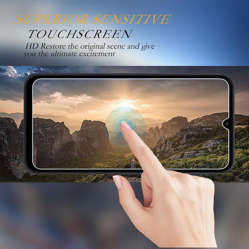 3 Pack for Samsung Galaxy A15 Screen Protector, Tempered Glass, Anti-Scratch, Anti-Fingerprint?9H Hardness Bubble Free HD Clarity...
