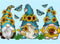 SENQAO Gnomes Diamond Painting Kits for Adults, Sunflower Diamond Painting Kits, DIY 5D Full Drill Diamond Painting Butterfly Tulips Daisy Diamond...