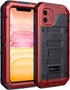 Beasyjoy for iPhone 11 Case Waterproof Metal Case Heavy Duty Built-in Screen Full Body Protective Shockproof Dustproof Military Grade Rugged Defen...