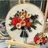 TAORANJU 1 Set Embroidery Kit Punch Needle Kit Cross Stitch Kits with Floral Pattern for Beginners...