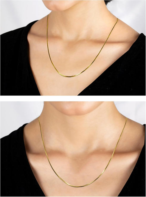 Choker Necklaces for Woman,18K Gold Plated Gold Choker Necklaces for Woman, Titanium Steel Snake Necklace, Minimalist Jewelry for Women, gifts for...