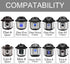 STYDDI 4 Pack 6qt Silicone Sealing Ring for Instant Pot, Replacement Seal Gasket for Instant Pot 6 Quart Model, Fits Duo 6 Quart, Lux 6 Quart, Duo...