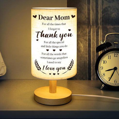 Mom Birthday Gifts - Gifts for Mom from Daughter, Mothers Day Birthday Christmas Gifts for Mom, Desk Lamp for Home Decoration...