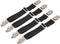 BetyBedy 4Pcs Adjustable Bed Sheet Fasteners Suspenders, Elastic Sheet Band Straps Clips, Cover Grippers Suspenders Holder for Mattress Pad Cover,...