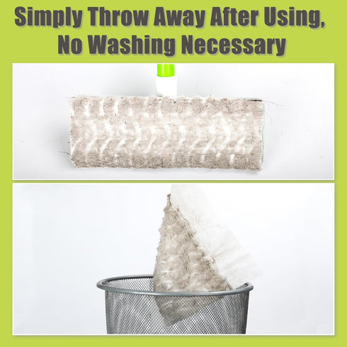 30 Count Heavy Duty Dry Sweeping Cloths,Disposable Dry Mop Refills,Multi Surface Dust Mop Pad Floor Cloth Refills Electrostatic Cloths for Sweepin...