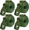 XTACER 1 Inch Molle Backpack Accessory Strap Luggage Straps Cover Strap Sleeping Bag Strap with Buckle (Green, 60)...