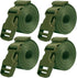 XTACER 1 Inch Molle Backpack Accessory Strap Luggage Straps Cover Strap Sleeping Bag Strap with Buckle (Green, 60)...