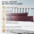 YnM Cooling Pillowcase 2 Pack,King(21''x40'')?Burgundy...