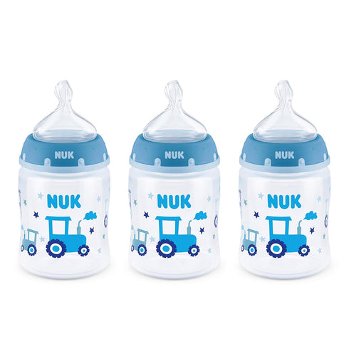 NUK Smooth Flow Anti-Colic Bottle, 5 Oz, 3 Pack...