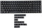 YMDK Double Shot 108 Dyed PBT Shine Through OEM Profile Keycap Rainbow Carbon Sunset Backlit Keycaps for MX Switches Mechanical Keyboard?Only Keyc...
