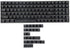 YMDK Double Shot 108 Dyed PBT Shine Through OEM Profile Keycap Rainbow Carbon Sunset Backlit Keycaps for MX Switches Mechanical Keyboard?Only Keyc...