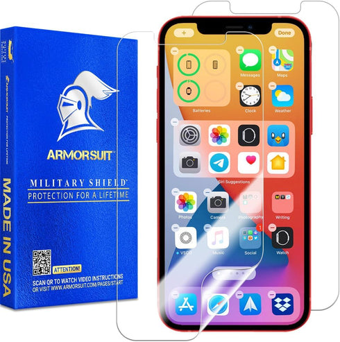 ArmorSuit MilitaryShield Screen Protector Designed Compatible with iPhone 12 (6.1") 5g Case Friendly HD Clear Film......