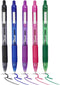 Zebra Pen Z Grip Smooth Multi- Coloured & Black Ballpoint Pens, Smooth & Comfortable Retractable Pens With Pocket Clip, Multipack Biro Pens - Medi...