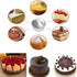 EXGOX 2 Pack 8-Inch Non-Stick Deep Aluminum Round Cake Pan with Removable Bottom for Wedding/Birthday/Christmas Cake Baking Round Cake Tin Set wit...
