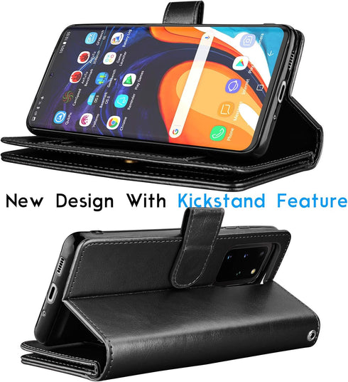 Tekcoo Wallet Case for Samsung Galaxy S20 Plus / S20+ Luxury PU Leather Cash Credit Card Slots Holder Carrying Folio Flip Cover [Detachable Magnet...