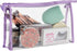 10 Pack Clear Cosmetic Bags with Zipper for Makeup, Travel Size Toiletries (5 Colors, 9.6 x 2 x 5.5 In)...