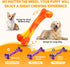 Mitzifuzz Tough Dog Toys for Aggressive Chewers, Interactive Dog Toys to Keep Them Busy, Dog Chew Toys Long Lasting for Large/Medium/Small Dogs, B...