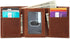 Levi's Men's Trifold Wallet-Sleek and Slim Includes Id Window and Credit Card Holder, Tan, One Size...