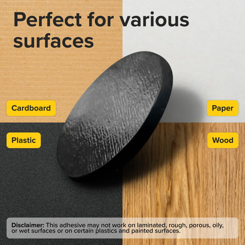X-bet MAGNET - Self Adhesive Magnet Dots (0.8" x 0.8") - Peel & Stick Magnetic Circles - Industrial Flexible Sticky Magnets - Sheets is Alternativ...