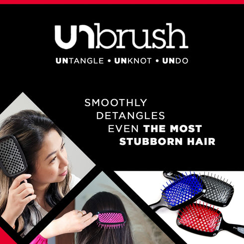 UNbrush Wet & Dry Vented Detangling Hair Brush...