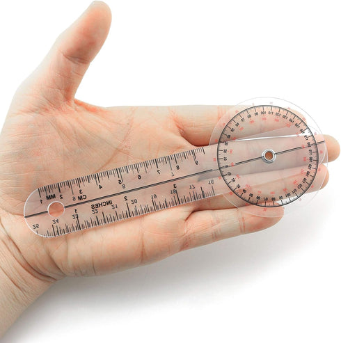 6" Goniometer 360 Degrees Protractor Medical Ruler Assess the Patient's Range of Motion...