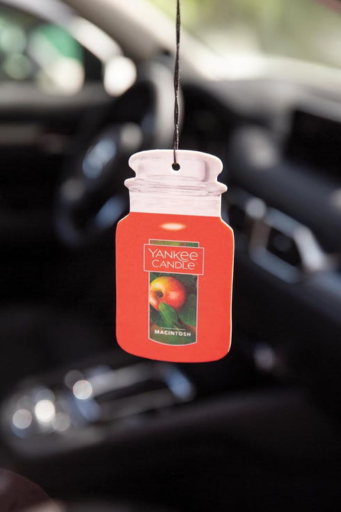 Yankee Candle Paper Car Jar, Macintosh (Pack of 3)...