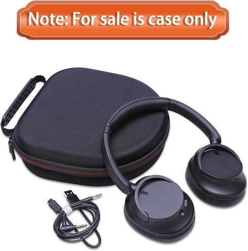 LTGEM Hard Travel Case for Sony WH-CH520 / WH-CH720N Noise Canceling Wireless Headphones - Protective Carrying Case Bag, Case Only, Black+Black...