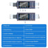 USB C Power Meter USB C Tester, USB Multimeter 4-30V 0-12A Voltage Current Capacity Energy Power Digital Tester for Tablet Chargers Power Bank Cab...